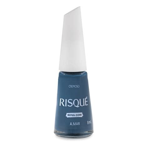 Esmalte Cremoso Risqué Nova Cor! A.Mar 8ml .